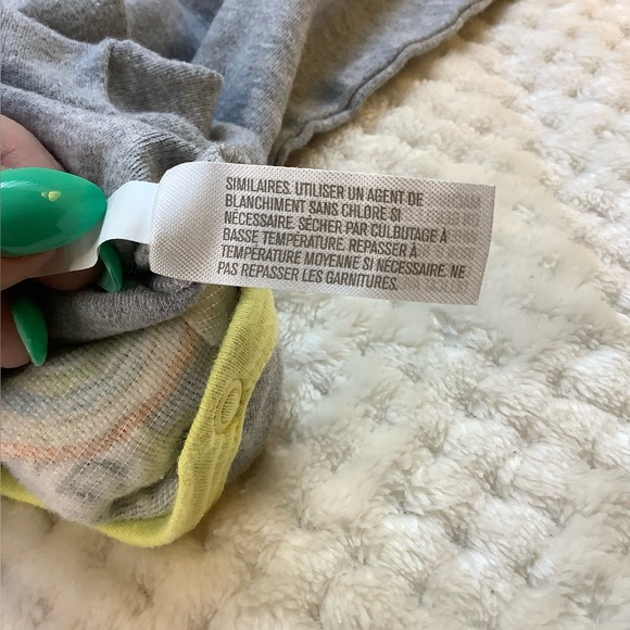 Koala Baby Gray and Yellow Babies Sleeper with Rainbow Design - Picture 6 of 7